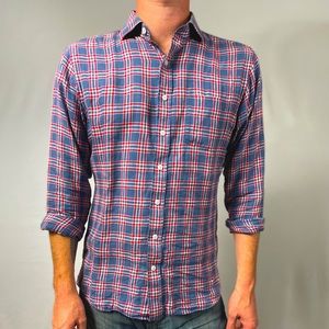 Proper cloth medium Men’s button-down linen shirt